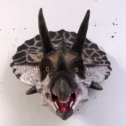 Triceratops Dinosaur Head Medium Statue - LM Treasures 