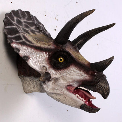 Triceratops Dinosaur Head Medium Statue - LM Treasures 