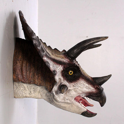 Triceratops Dinosaur Head Medium Statue - LM Treasures 