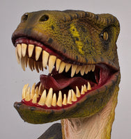 Green Dromarosaurus Dinosaur Life Size Statue - LM Treasures 