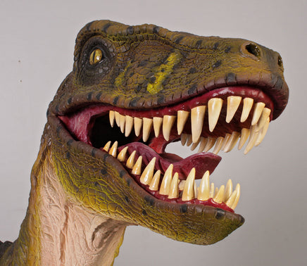 Green Dromarosaurus Dinosaur Life Size Statue - LM Treasures 