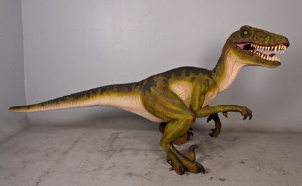 Green Dromarosaurus Dinosaur Life Size Statue - LM Treasures 