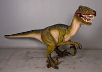 Green Dromarosaurus Dinosaur Life Size Statue - LM Treasures 