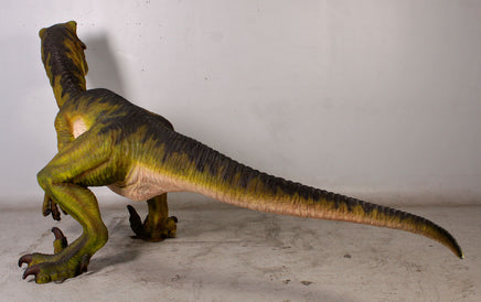 Green Dromarosaurus Dinosaur Life Size Statue - LM Treasures 