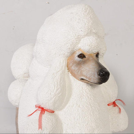 French Poodle Life Size Statue - LM Treasures 