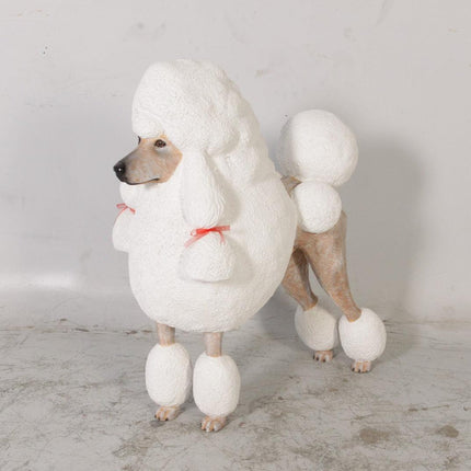French Poodle Life Size Statue - LM Treasures 