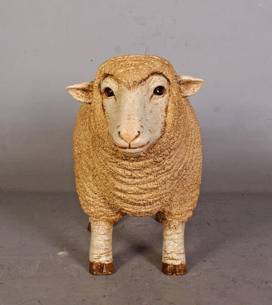 Baby Merino Ewe Life Size Statue - LM Treasures 