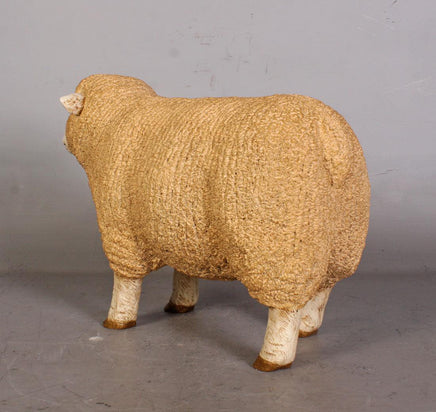 Baby Merino Ewe Life Size Statue - LM Treasures 