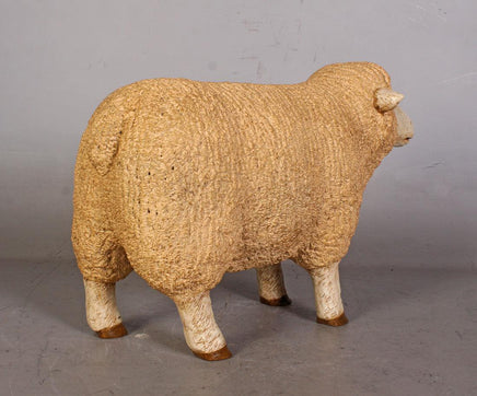 Baby Merino Ewe Life Size Statue - LM Treasures 