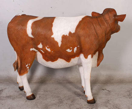 Guernsey Cow Life Size Statue - LM Treasures 