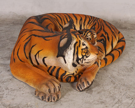 Bengal Tiger With Cub Life Size Statue - LM Treasures 