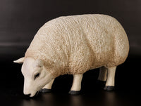 Texelaar Sheep Head Down Life Size Statue - LM Treasures 