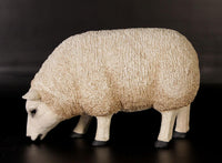 Texelaar Sheep Head Down Life Size Statue - LM Treasures 