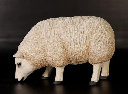 Texelaar Baby Sheep Head Down Life Size Statue - LM Treasures 