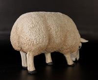 Texelaar Sheep Head Down Life Size Statue - LM Treasures 