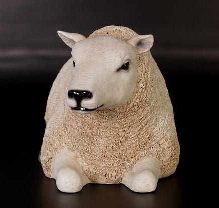 Texelaar Sheep Laying Life Size Statue - LM Treasures 