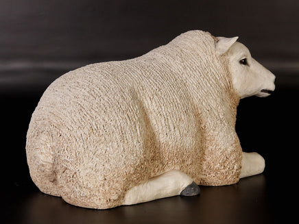 Texelaar Baby Sheep Laying Life Size Statue - LM Treasures 