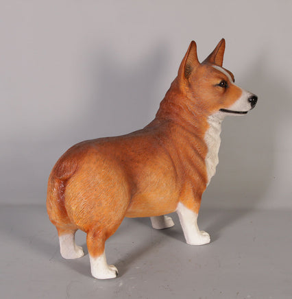Corgi Standing Life Size Statue - LM Treasures 