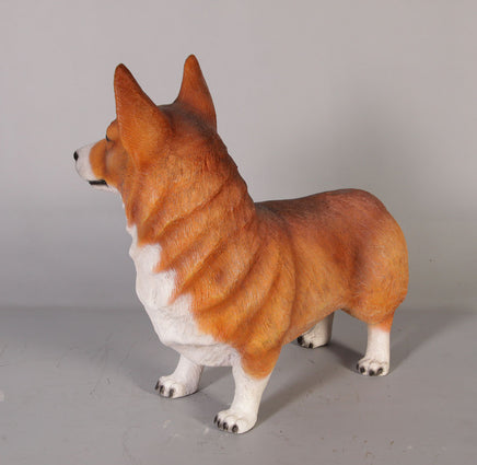 Corgi Standing Life Size Statue - LM Treasures 
