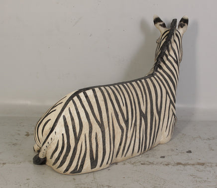 Zebra Bench Life Size Statue - LM Treasures 