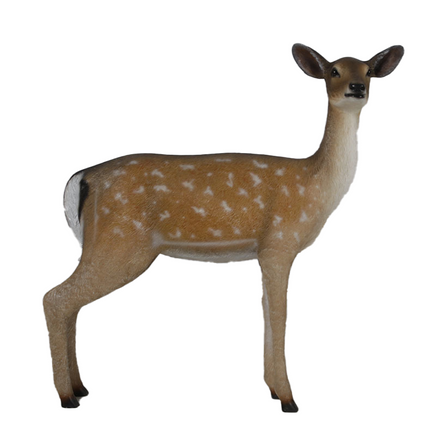 Doe Fallow Deer Life Size Statue - LM Treasures 