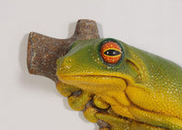 Small Tree Frog Life Size Statue - LM Treasures 