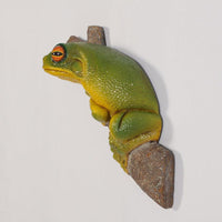 Small Tree Frog Life Size Statue - LM Treasures 