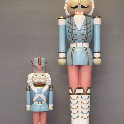 Giant 12ft Pastel Nutcracker Statue - LM Treasures 