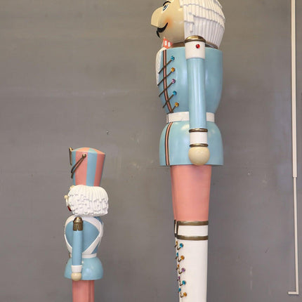 Giant 12ft Pastel Nutcracker Statue - LM Treasures 