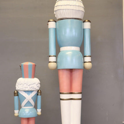 Giant 12ft Pastel Nutcracker Statue - LM Treasures 