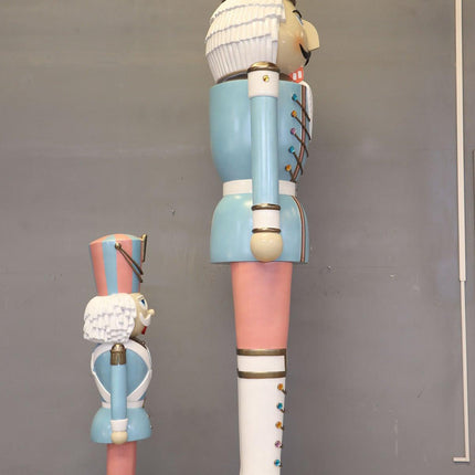 Giant 12ft Pastel Nutcracker Statue - LM Treasures 