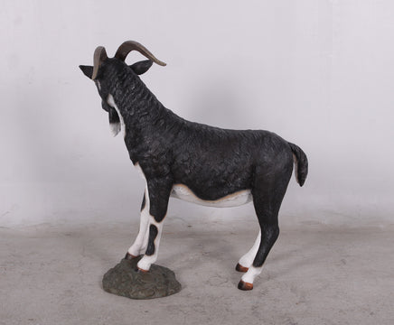 Black Billy Goat Life Size Statue - LM Treasures 