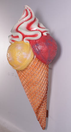 Hanging Three Scoop Ice Cream Over Sized Statue - LM Treasures 
