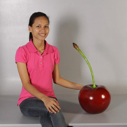 Single Cherry Over Sized Statue - LM Treasures 