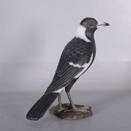 Magpie Crow Life Size Statue - LM Treasures 