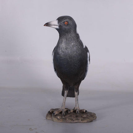 Magpie Crow Life Size Statue - LM Treasures 