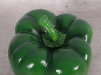 Vegetable Bell Pepper Green Over Sized Restaurant Prop Resin Statue - LM Treasures 
