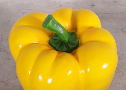 Vegetable Bell Pepper Yellow Over Sized Restaurant Prop Resin Statue - LM Treasures 