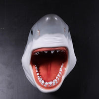 Large Great White Shark Head Statue - LM Treasures 