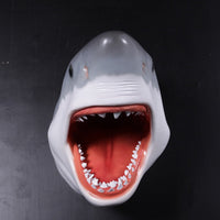 Large Great White Shark Head Life Size Statue - LM Treasures 