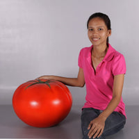 Vegetable Tomato Red Over Sized Restaurant Prop Resin Statue - LM Treasures 