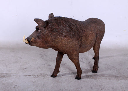 Wild African Warthog Life Size Statue - LM Treasures 