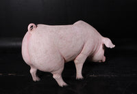Pig Bench Life Size Statue - LM Treasures 