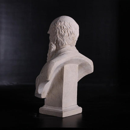 Darwin Stone Bust Life Size Statue - LM Treasures 