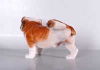 Bulldog Peeing Life Size Statue - LM Treasures 