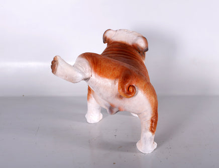 Bulldog Peeing Life Size Statue - LM Treasures 