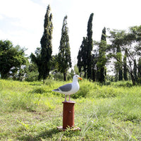 Seagull On Post Life Size Statue - LM Treasures 