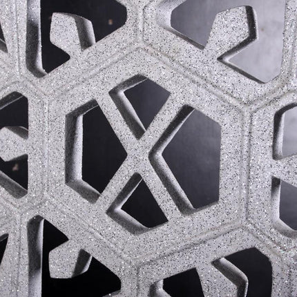 Silver Snowflake Statue - LM Treasures 