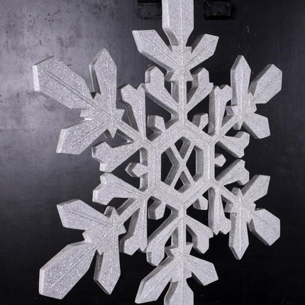 Silver Snowflake Statue - LM Treasures 