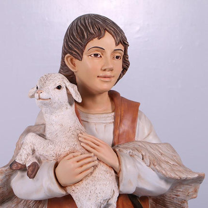 Nativity Shepherd Boy Christmas Life Size Statue - LM Treasures 